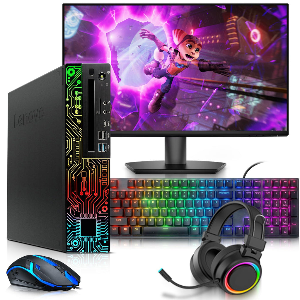 RGB Desktop PC Intel Core i5-8500 16GB DDR4 RAM 512GB SSD GeForce GT 1030 D8477