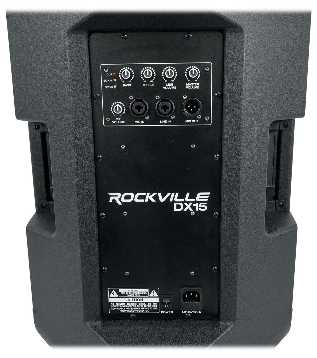 15" Active Powered DJ PA Speaker with 2-Channel Mixer B35754