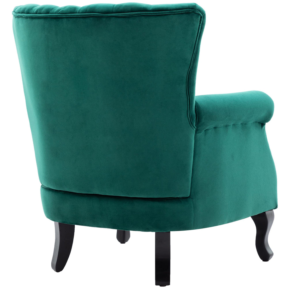 Velvet Accent Chairs Set of 2 Green F60214