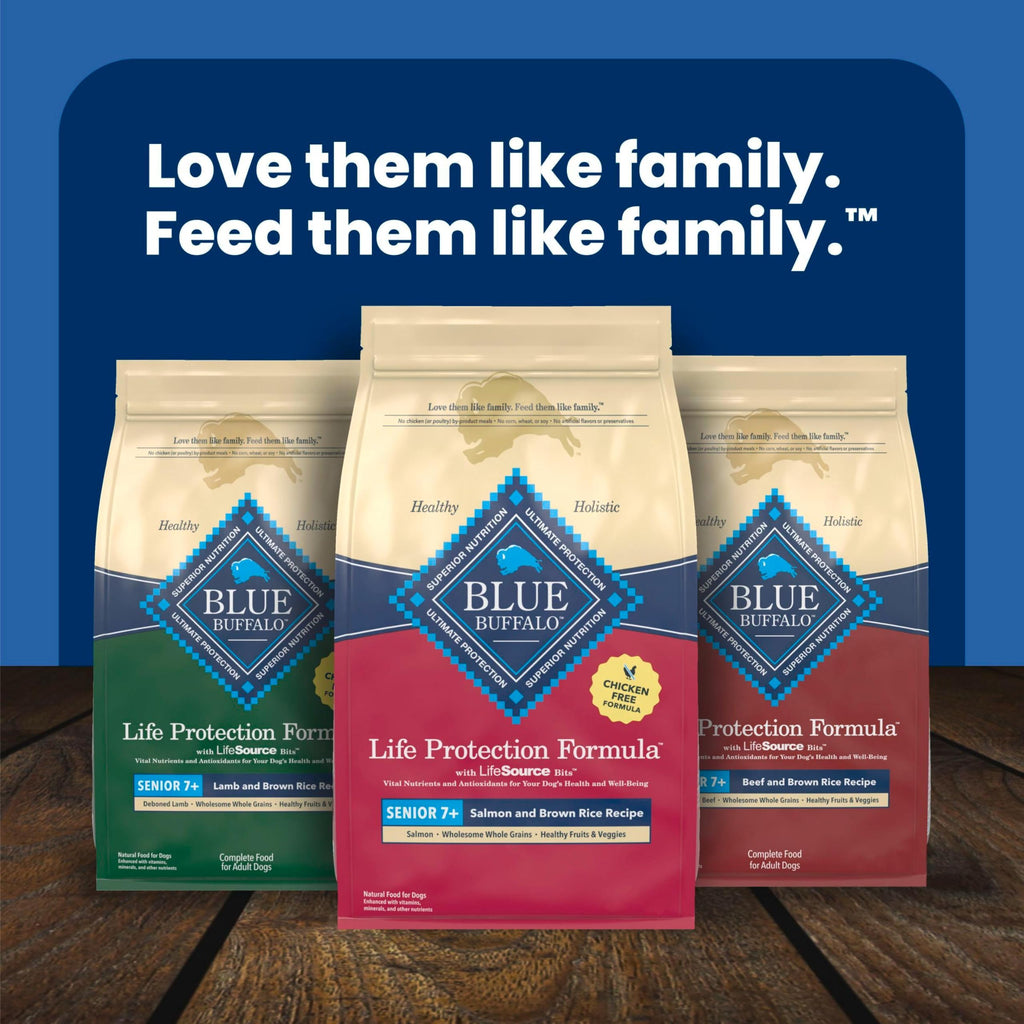 Salmon Senior Dry Dog Food, 30 lb L670