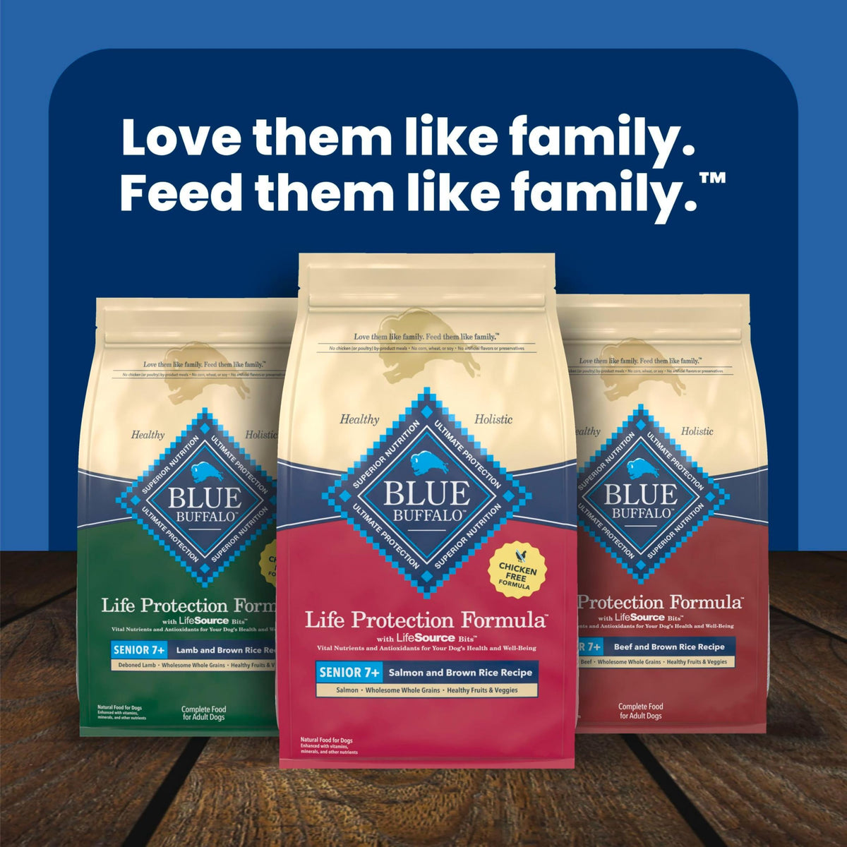 Salmon Senior Dry Dog Food, 30 lb L670