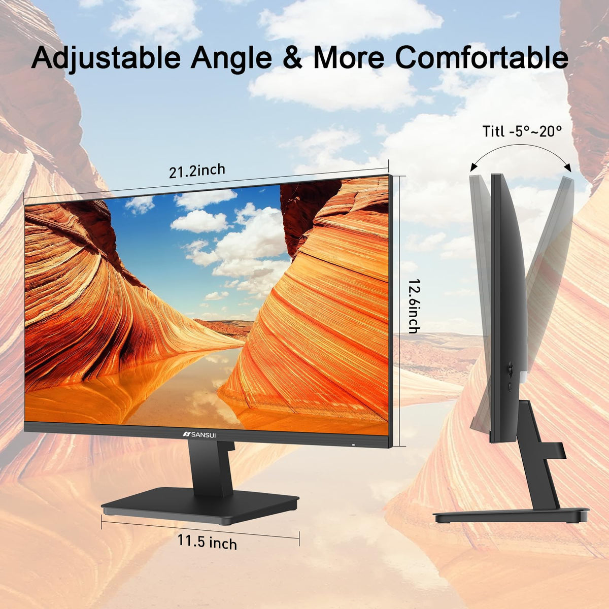 24 Inch 100Hz FHD Computer Monitor H343