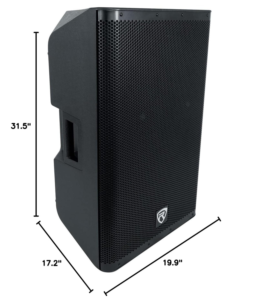 15" Active Powered DJ PA Speaker with 2-Channel Mixer B35754