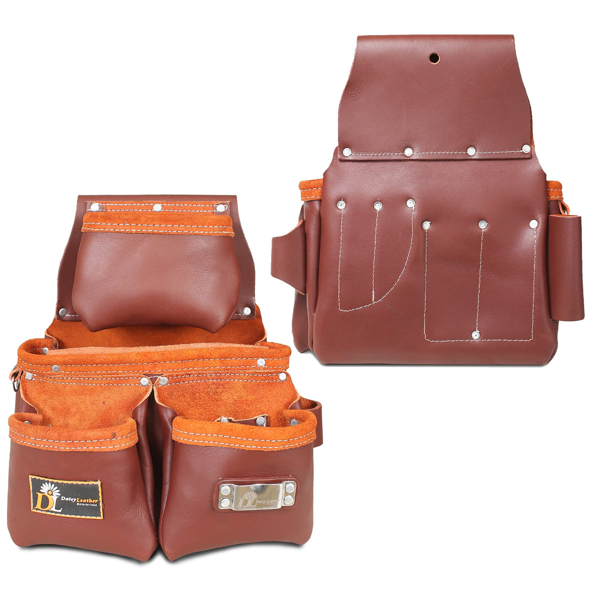 Leather Tool Belt with 27 Pockets V684