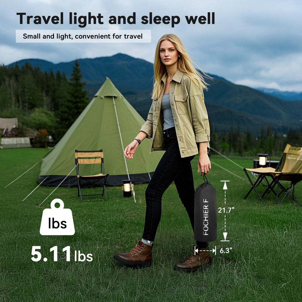 Ultralight Portable Folding Camping Cot with 2 Side Pocket Y7236