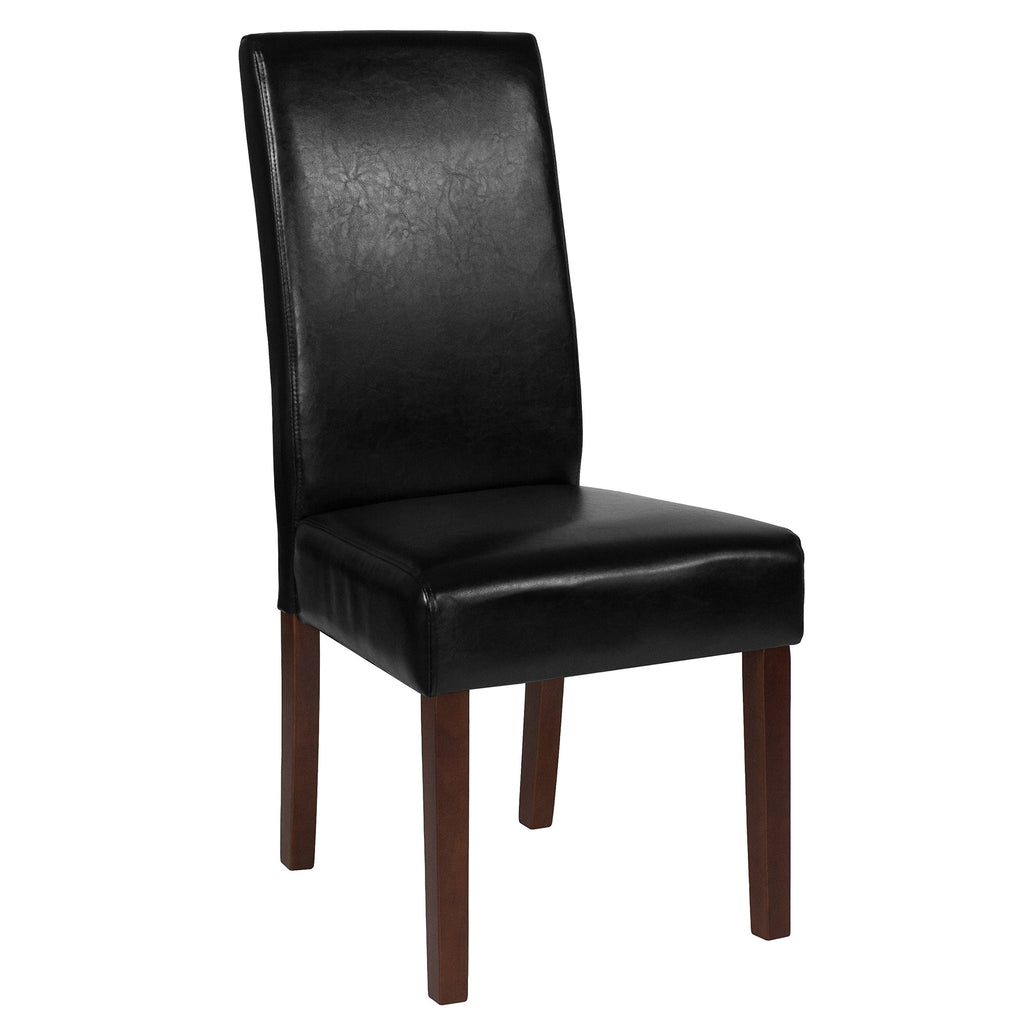 Black Faux Leather Accent Dining Chair M557781