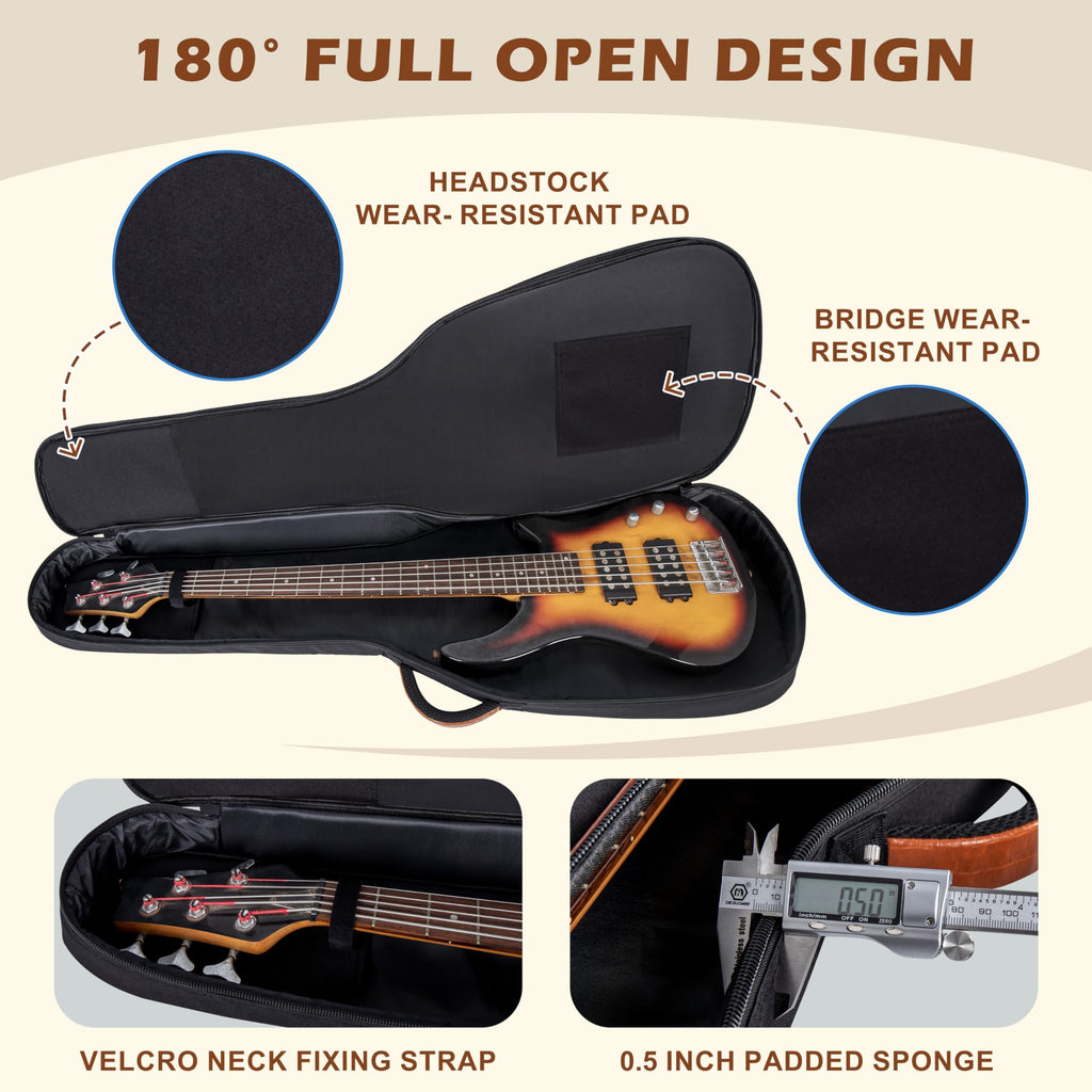 0.5" Thick Padded Bass Gig Bag C4189