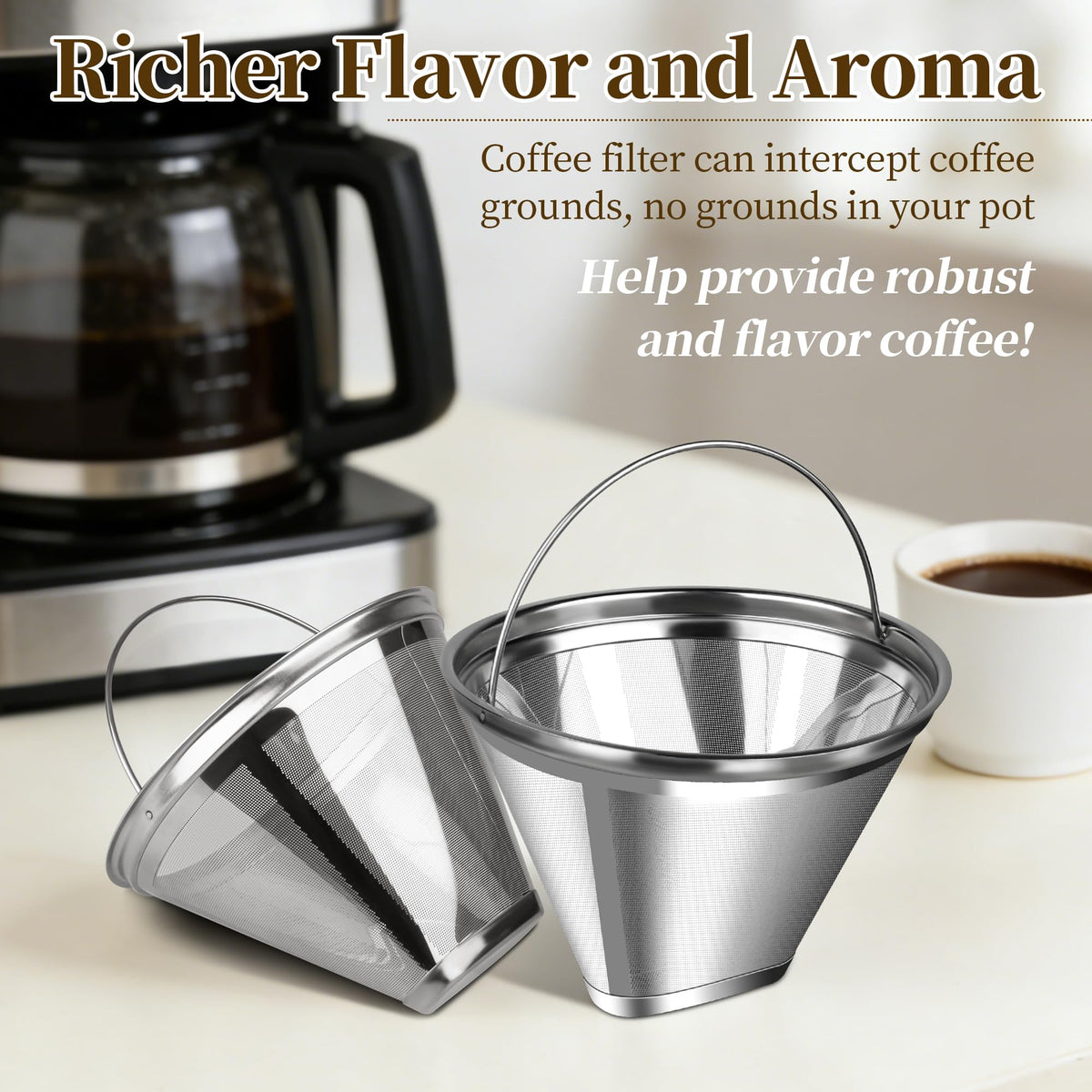 Stainless Steel Reusable Coffee Filter R768543