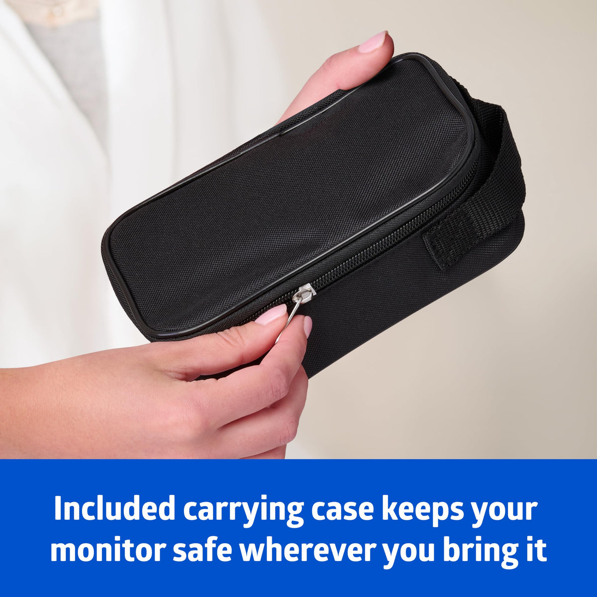Bluetooth Blood Pressure Monitor with Upper Arm Cuff and Carrying Case P949400