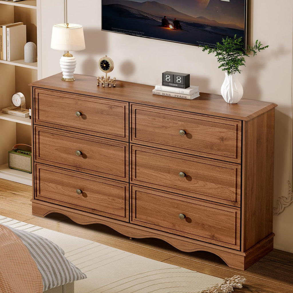 Chestnut 6 Drawer Chest of Drawers H745