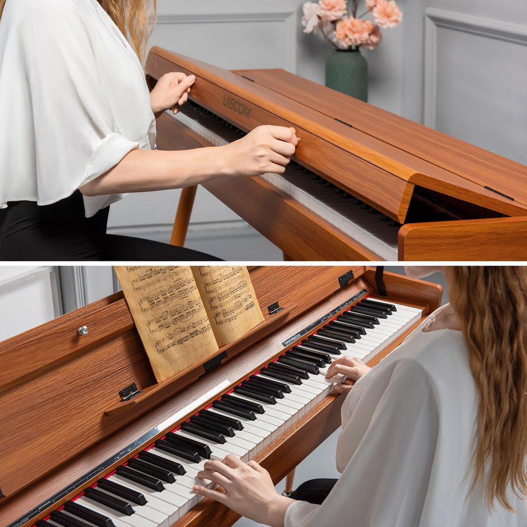 88 Key Weighted Digital Piano with Triple-Pedal D319527