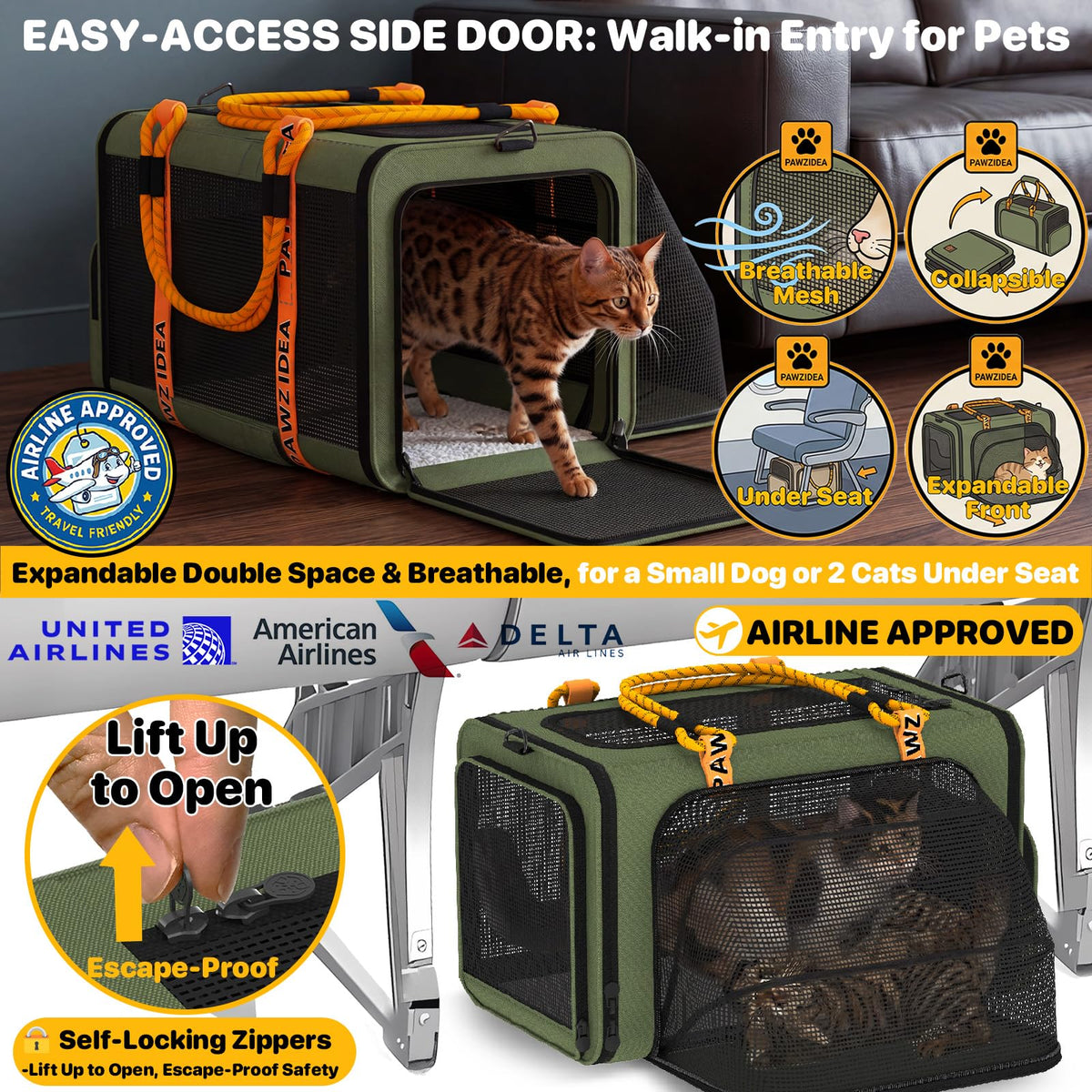 Expandable Pet Carrier W763001
