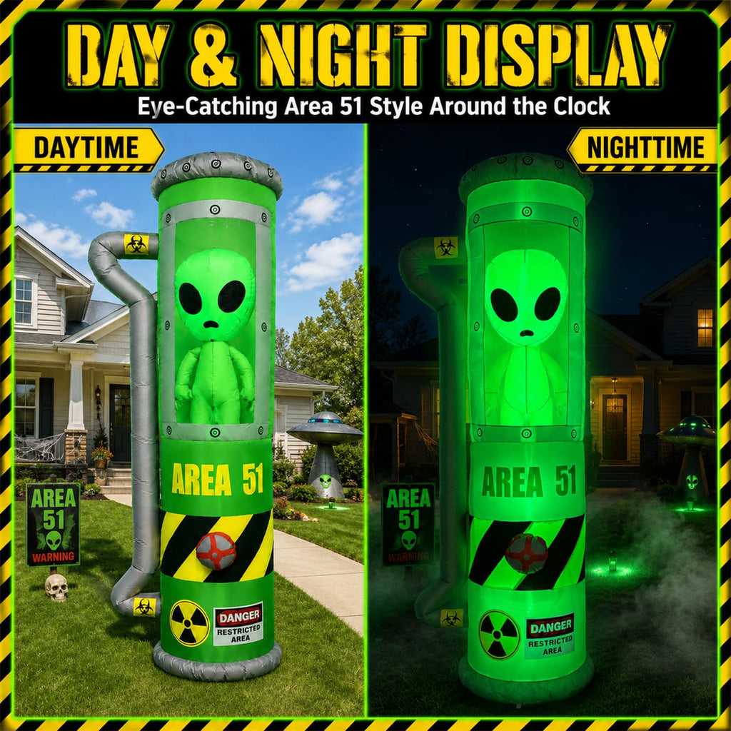 8FT Inflatable Outdoor Decoration with LEDs A893454