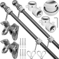 6 FT Stainless Steel Flag Pole Kit, 2 Packs Q370562