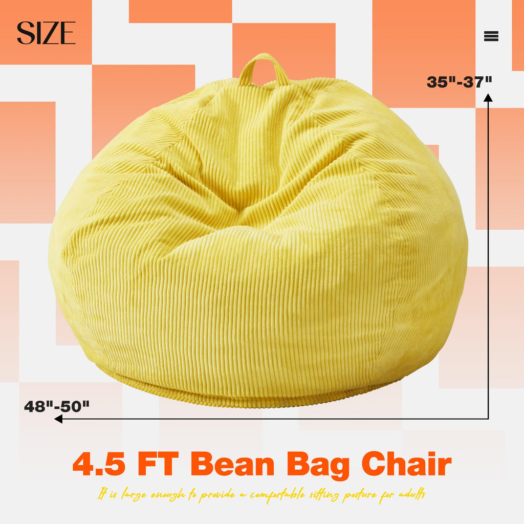 Oversized Bean Bag Chair with Filling U90843