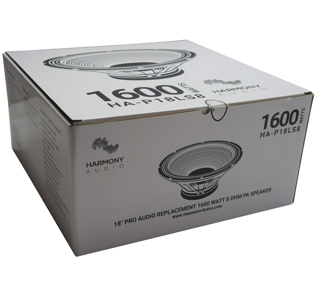 18" Replacement Subwoofer 1600W 8 Ohm I844