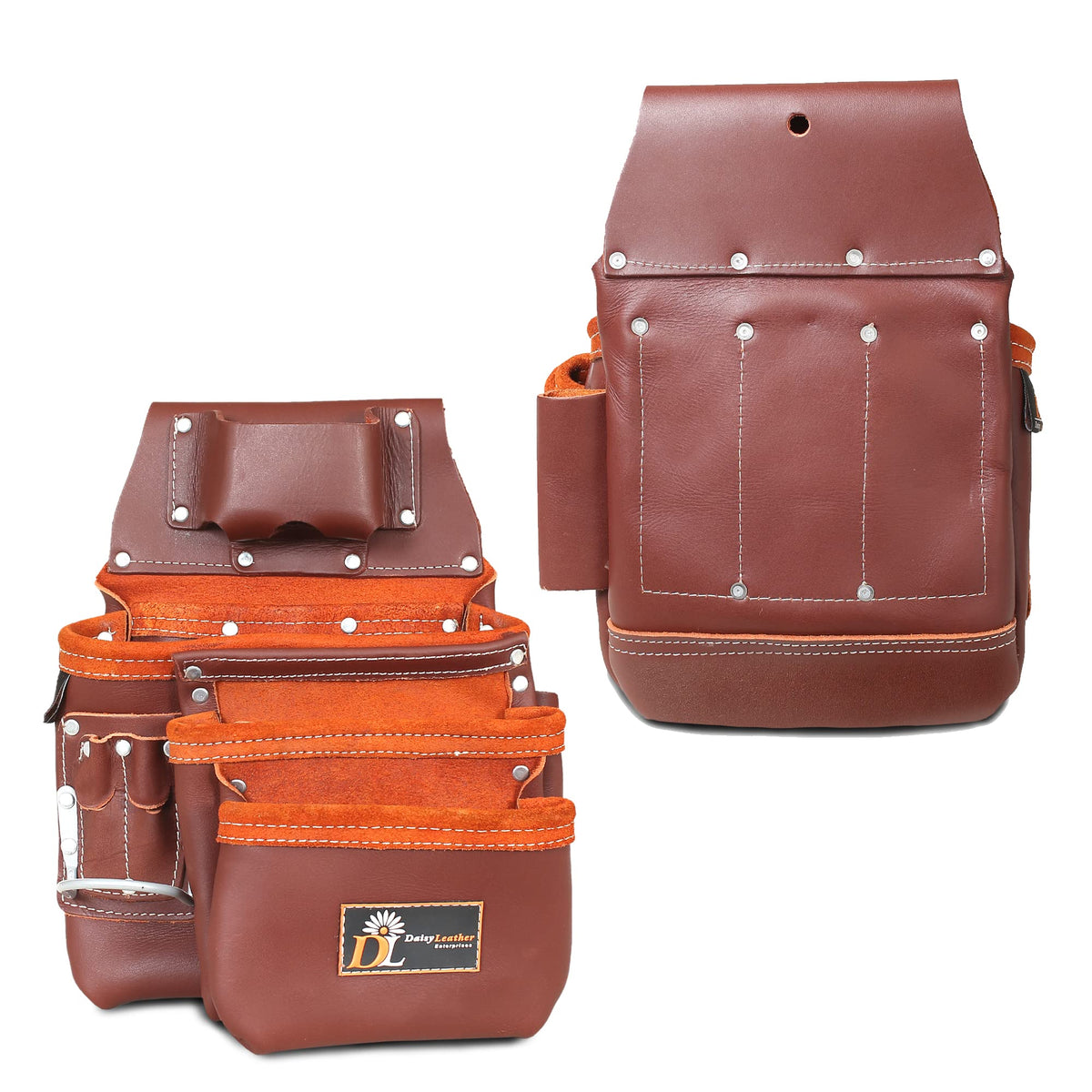 Leather Tool Belt with 27 Pockets V684