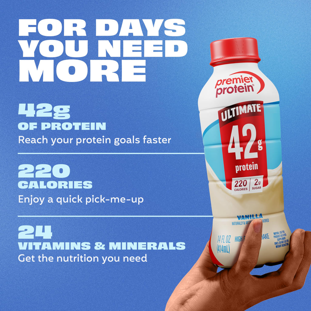 Vanilla 42g High Protein Shake 12 Pack A95761