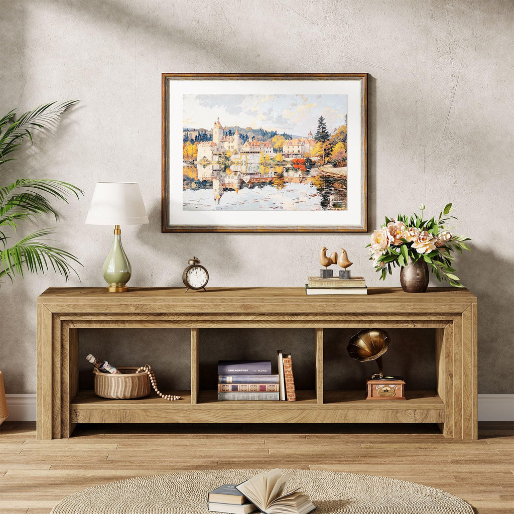 63" Wood TV Stand A35766
