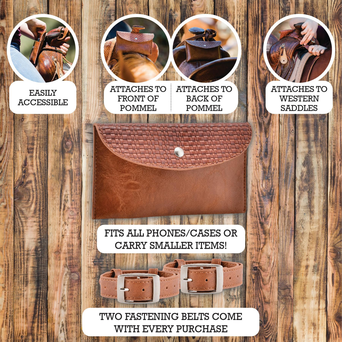 Saddle Pommel Bag Phone Holder P375128