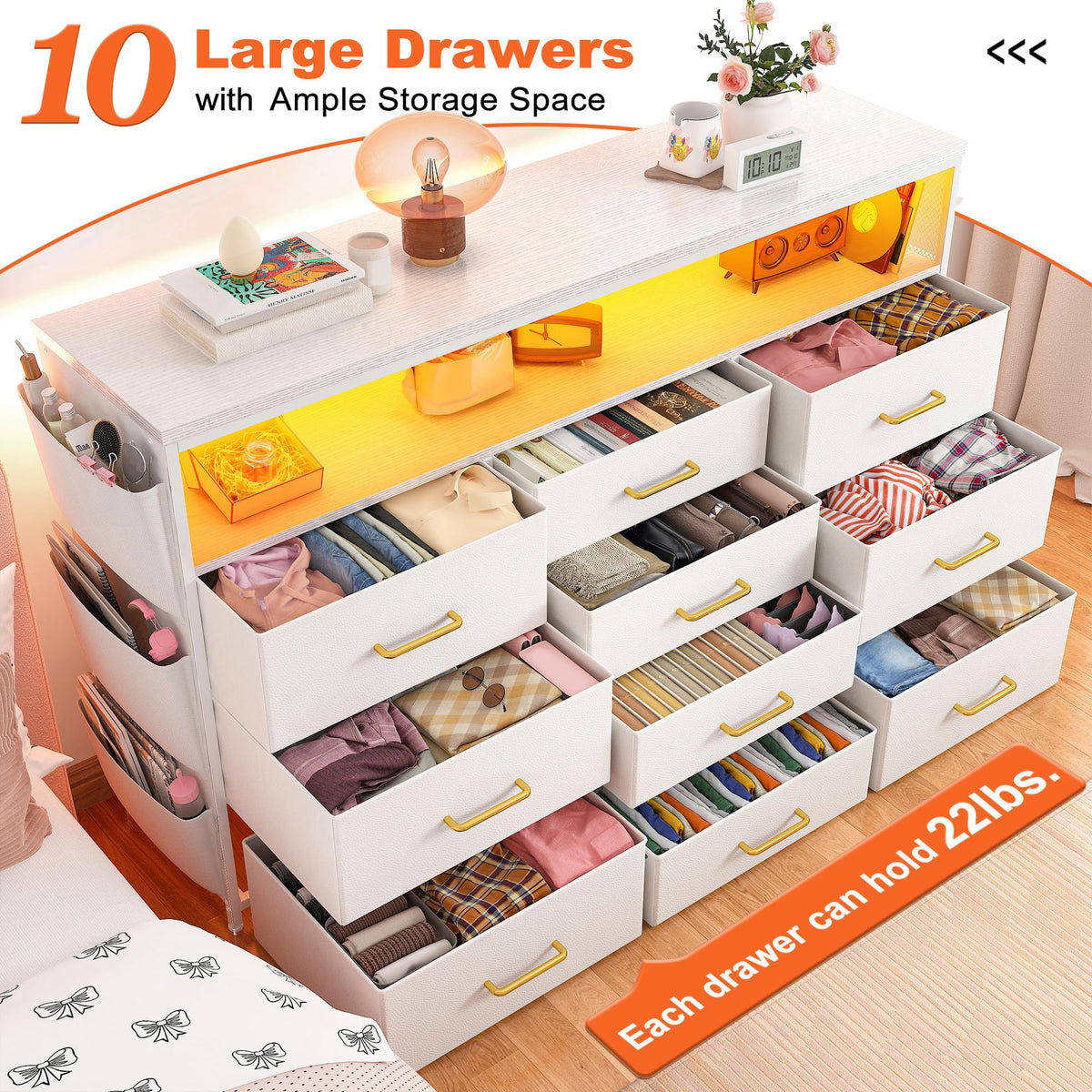 Dresser with 10 Drawers M17049