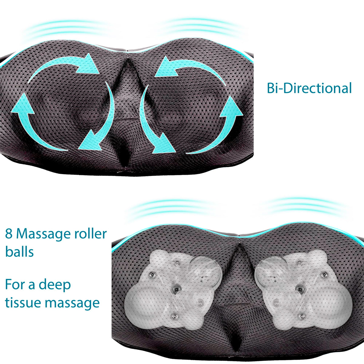 Shiatsu Neck and Back Massager with Heat T55518
