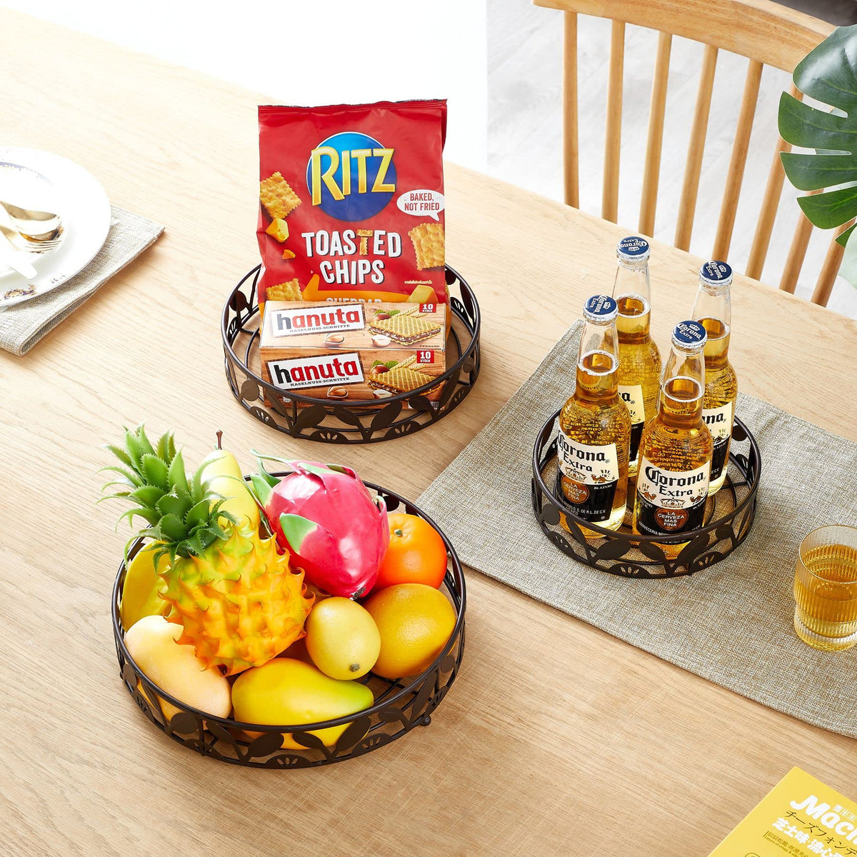 3 Tier Detachable Fruit Basket Stand I27599