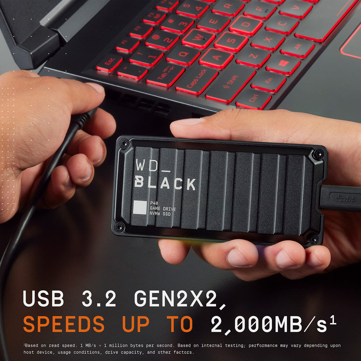 1TB Portable External Solid State Drive W9065
